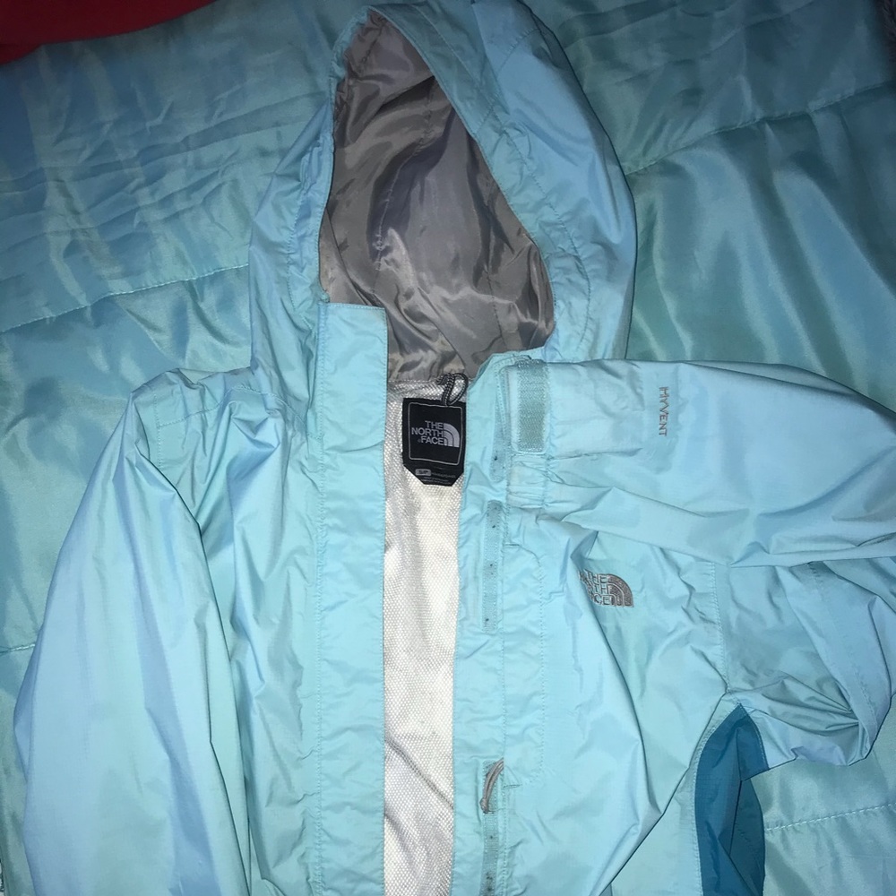 Baby Blue North Face Jacket